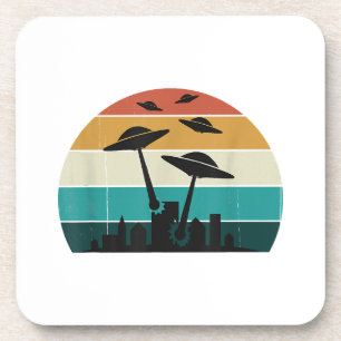 Porta-copo Ataque OVNI Retroativo Sunset - Legal Molho Voador