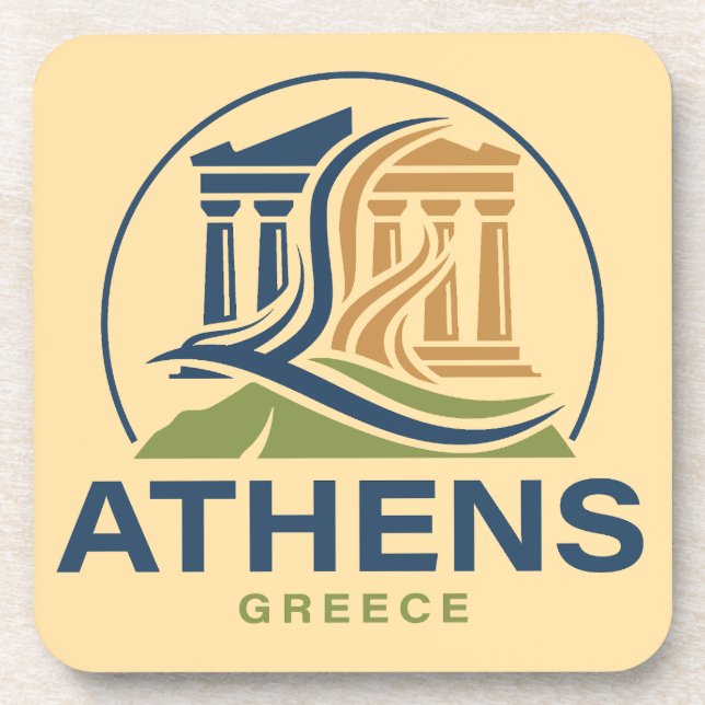 Porta-copo Atenas Grécia Acrópole Partenon (Frente)