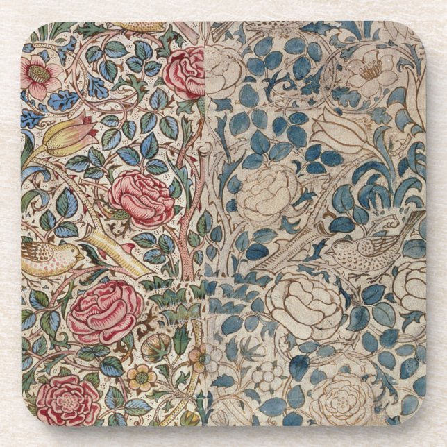 Porta-copo "Aumentou" o design do papel de parede (o lápis e (Frente)