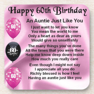 Porta-copo Auntie Poema - 60th aniversário