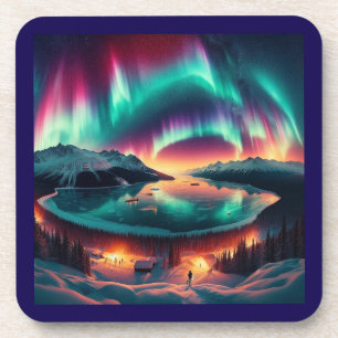 Porta-copo Aureola Borealis, no Alasca