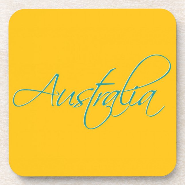 Porta-copo Austrália:Coaster da bebida de Viagem (Frente)