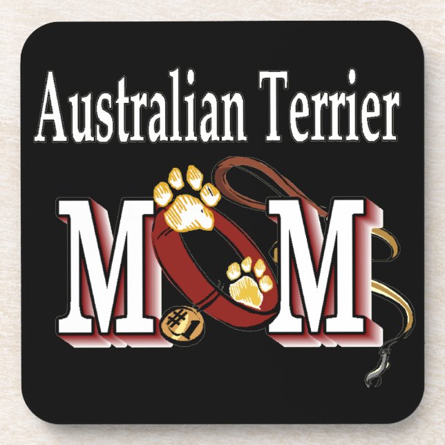 Porta-copo Australiano Terrier Dog MOM (Frente)