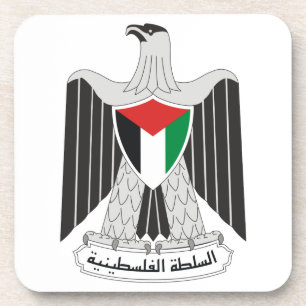 Porta-copo autoridade emblem palestine