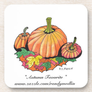 Porta-copo " Autumn Favorite "...Porta copos Cork