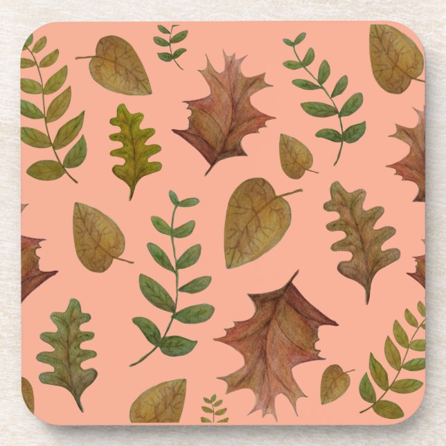 Porta-copo Autumn leaves (Frente)