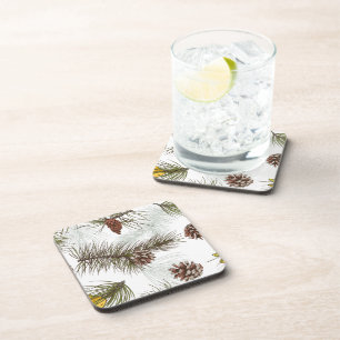 Porta-copo Autumn Pine Cones