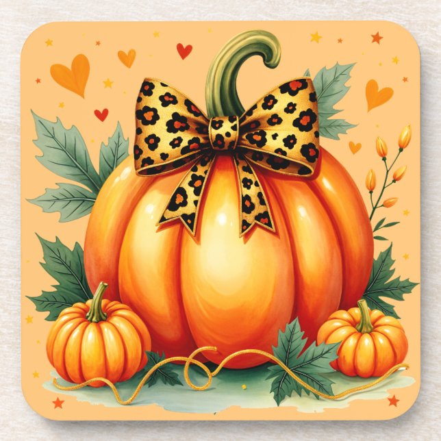 Porta-copo Autumn Pumpkin (Frente)