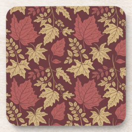 Porta-copo Autumn Red Deixa Beige Burgundy Conjunto de Portas