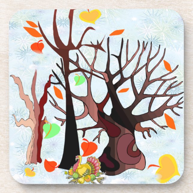 Porta-copo Autumn Wonderland - (Frente)