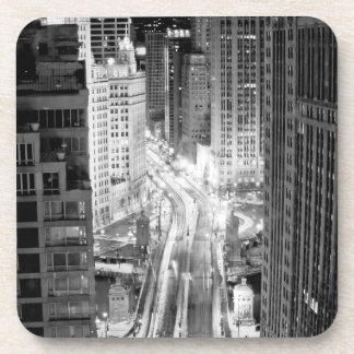 Porta-copo Avenida norte de Michigan em Chicago após o