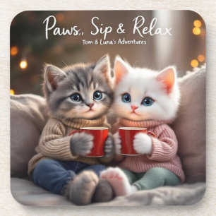 Porta-copo Aventuras de Tom & Luna™ – “Patas, Golinho & Relax