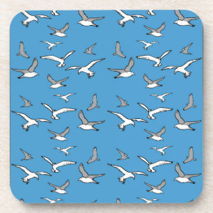 Porta-copo Aves - Um bando de gaivotas