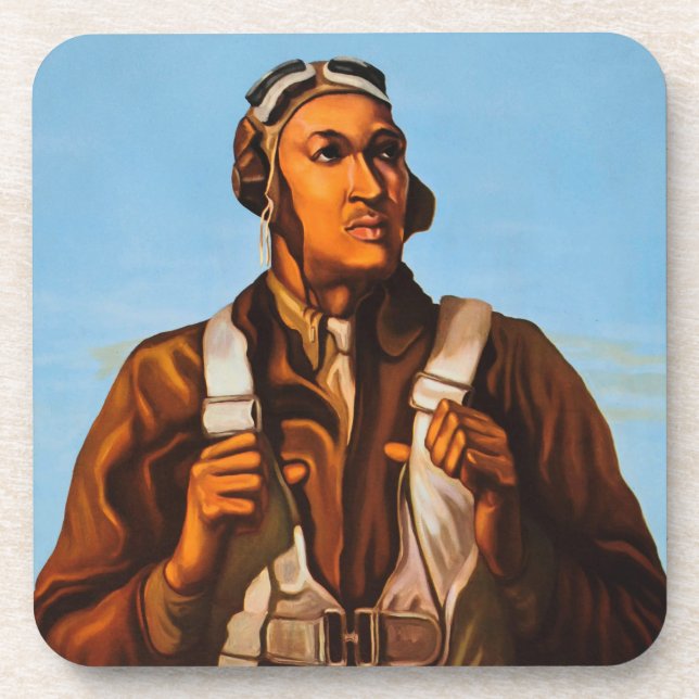 Porta-copo Aviadores Afro-Americanos Combatem Pilotos do WW2 (Frente)