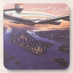Porta-copo Avião Antigo sobre o Rio Hudson, Nova York