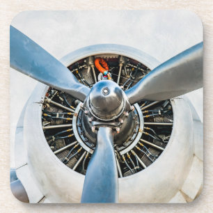 Porta-copo Aviões de Douglas DC-3. Hélice