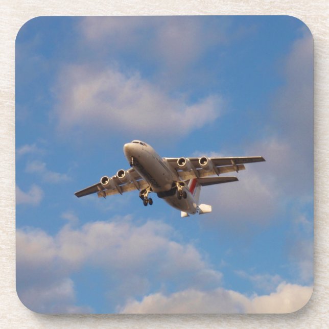 Porta-copo Avro RJ85 Jet pousando (Frente)