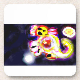 Porta-copo Axolote amarelo divertido 