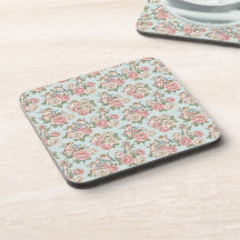 Azul Vintage e Rosa Coquette Querubim Anjo Rosa