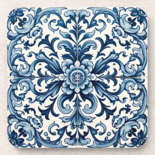 Porta-copo Azulejo azul português