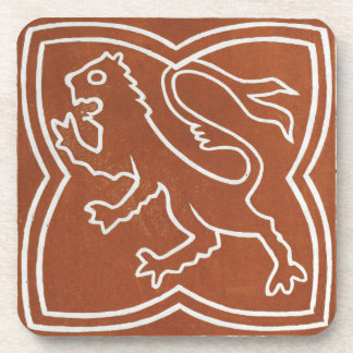 Porta-copo Azulejo Leão Vermelho Design de Arte Celular Irlan