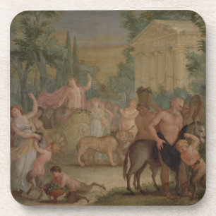 Porta-copo Baco e Ariadne (óleo em canvas) 2