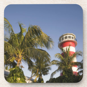 Porta-copo Bahamas, Ilha de Grand Bahama, Freeport, Por do so