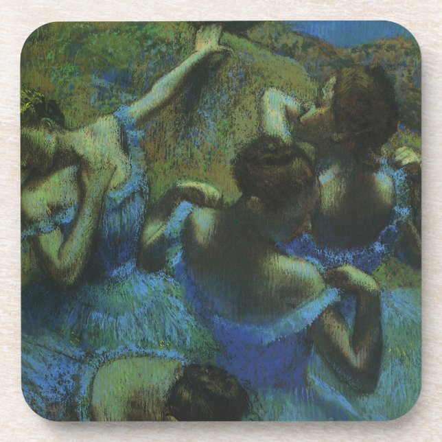 Porta-copo Bailarinas Azuis de Edgar Degas, Impressionismo Vi (Frente)