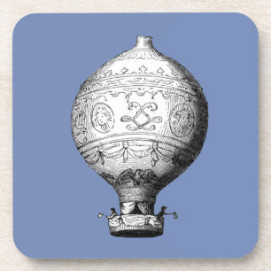 Porta-copo Balão de Ar Quente Montgolfier Vintage