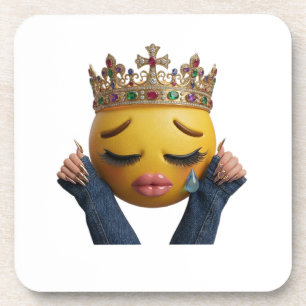 Porta-copo Balão de Festa com Emoji Chorando Sassy - Aniversá