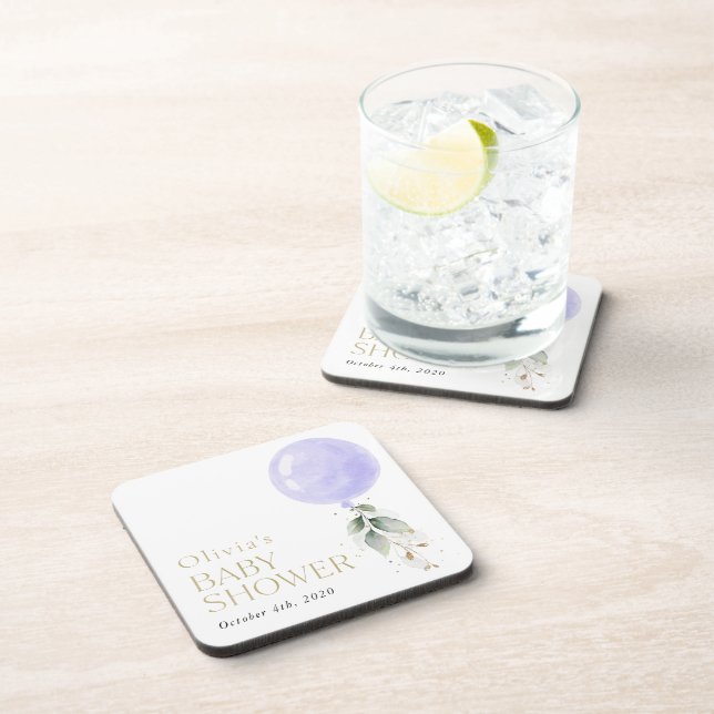 Porta-copo Balão Roxo, Eucalyptus, Greenerescência, Chá de fr (Lado Direito)