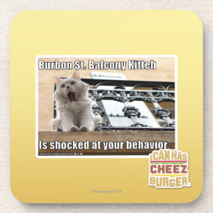 Porta-copo Balcão Kitteh do St. de Burbon