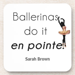 Porta-copo Ballerinas!