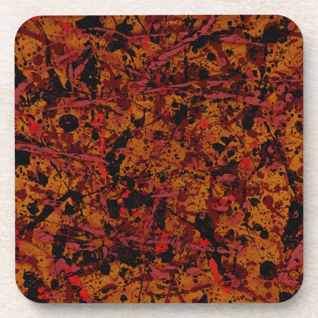 Porta-copo Bancada de Bebida Abstrata Commotion No. 1 (Frente)