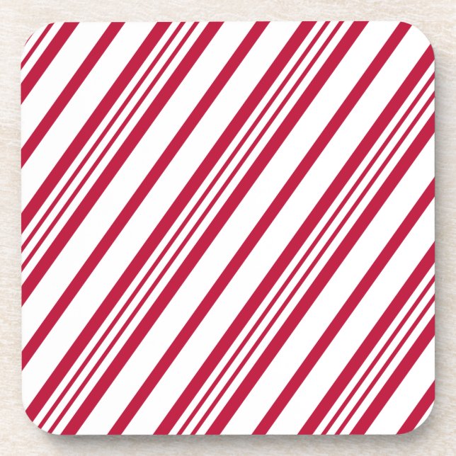Porta-copo Banda de Natal Candy Cane (Frente)