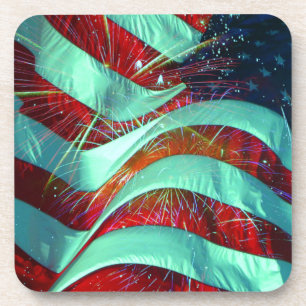 Porta-copo Bandeira Americana 4 de julho