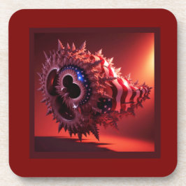 Porta-copo Bandeira Americana Infundida No Tubo Mandelbrot