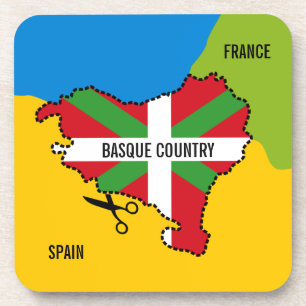 Porta-copo Bandeira Basque Ikurriña, independência Basque d