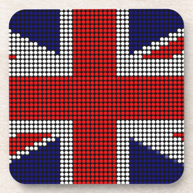Porta-copo bandeira britânica do jack da União (Frente)