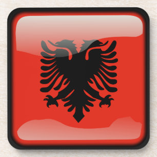 Porta-copo Bandeira da Albânia