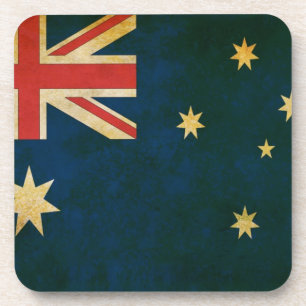 Porta-copo Bandeira da Austrália em Grunge