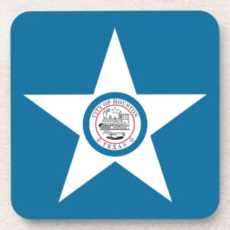 Porta-copo Bandeira da cidade de Houston, Texas Beeve Coaster