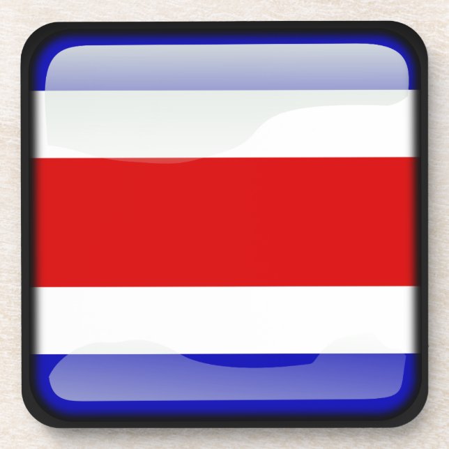 Porta-copo Bandeira da Costa Rica (Frente)