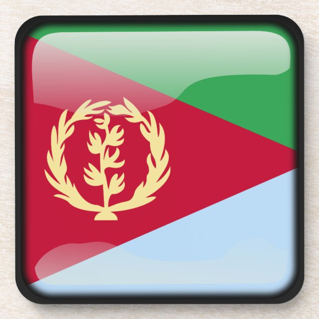 Porta-copo Bandeira da Eritreia (Frente)