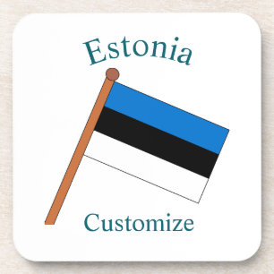 Porta-copo Bandeira da Estônia Thunder_Cove