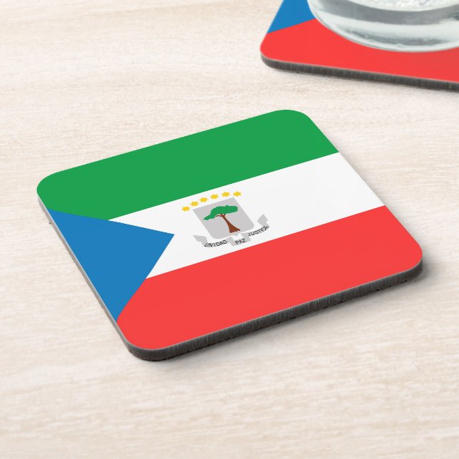 Porta-copo Bandeira da Guiné Equatorial (Left Side)