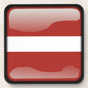 Porta-copo Bandeira da Letónia