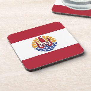 Porta-copo bandeira da Polinésia Francesa