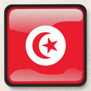 Porta-copo Bandeira da Tunísia