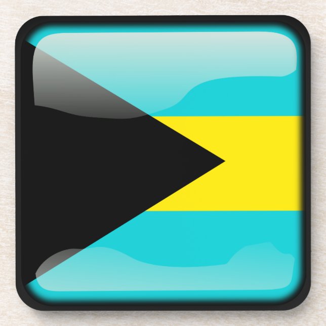 Porta-copo Bandeira das Baamas (Frente)